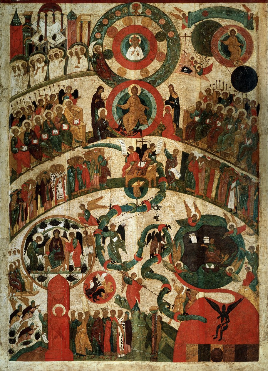 Siste dom, Novgorod-ikon av Russian School