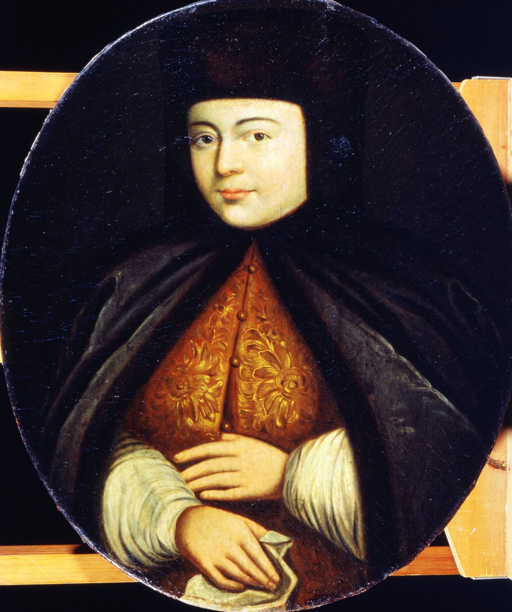 Portrett av Natalia Kirillovna Naryshkina (1651-94) av Russian School