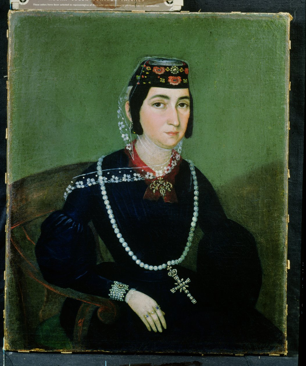 Portrett av prinsesse Salome Chavchavadze av Russian School
