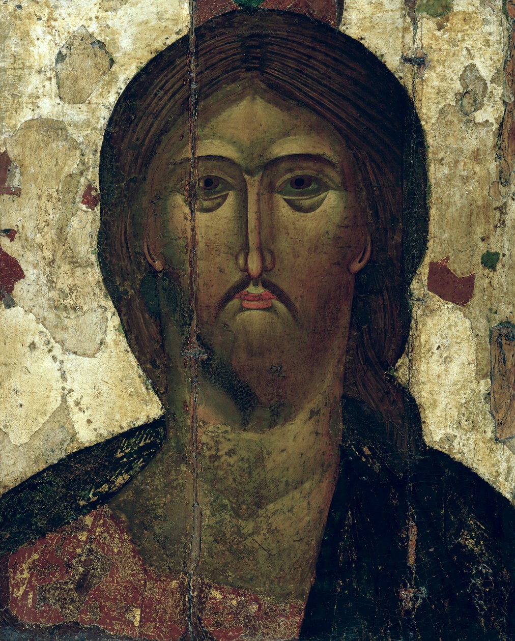 Frelseren, tidlig på 1300-tallet (eggtempera på tre) av Russian School