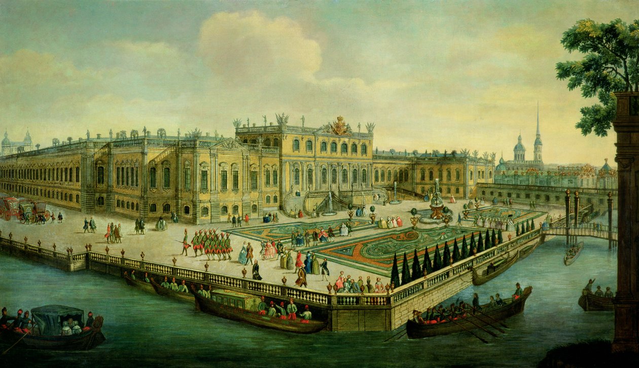 Sommerpalasset, St. Petersburg (se også 88774) av Russian School
