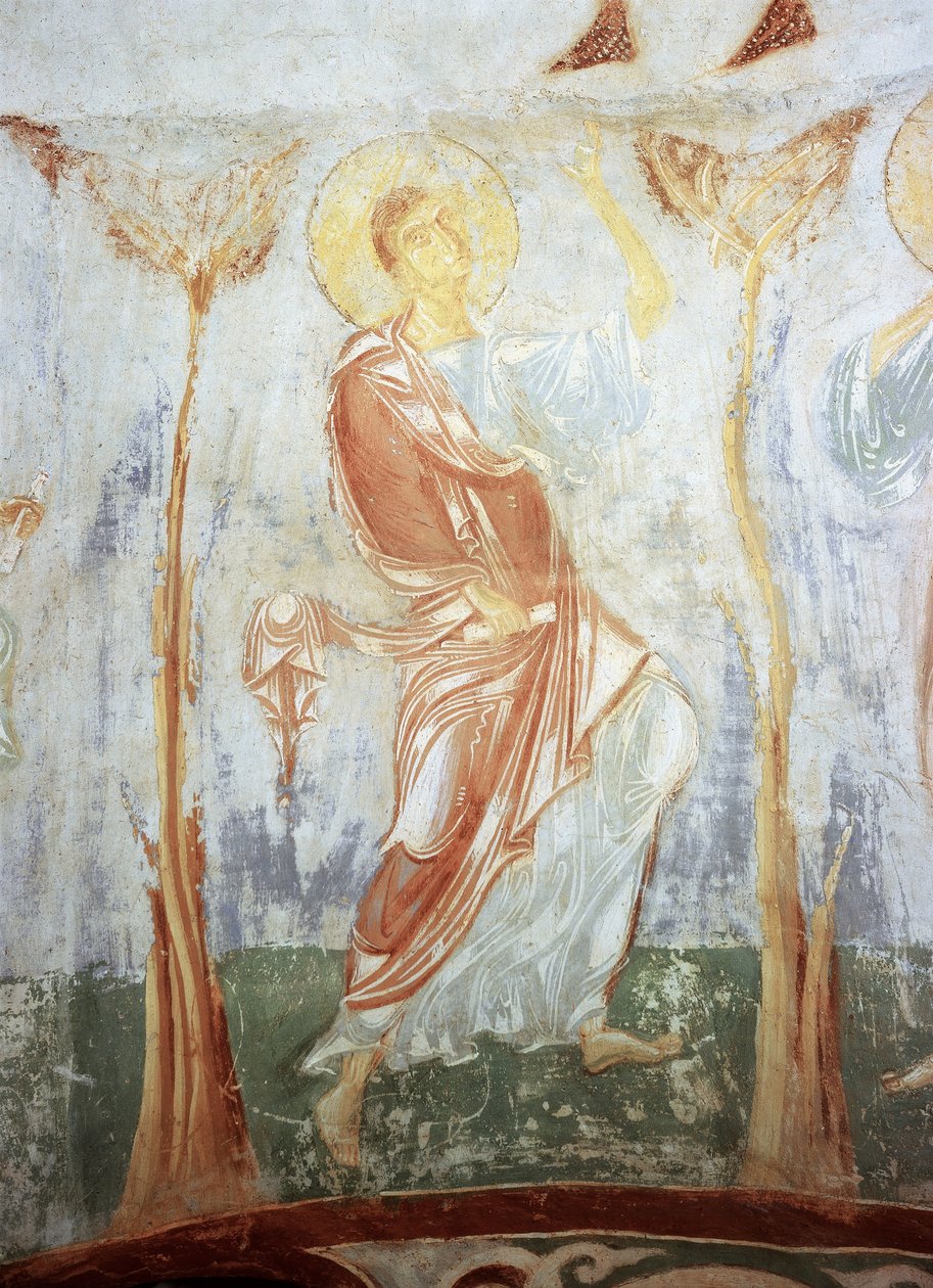 Thomas, apostelen, St George-kirken, Staraia Ladoga av Russian School