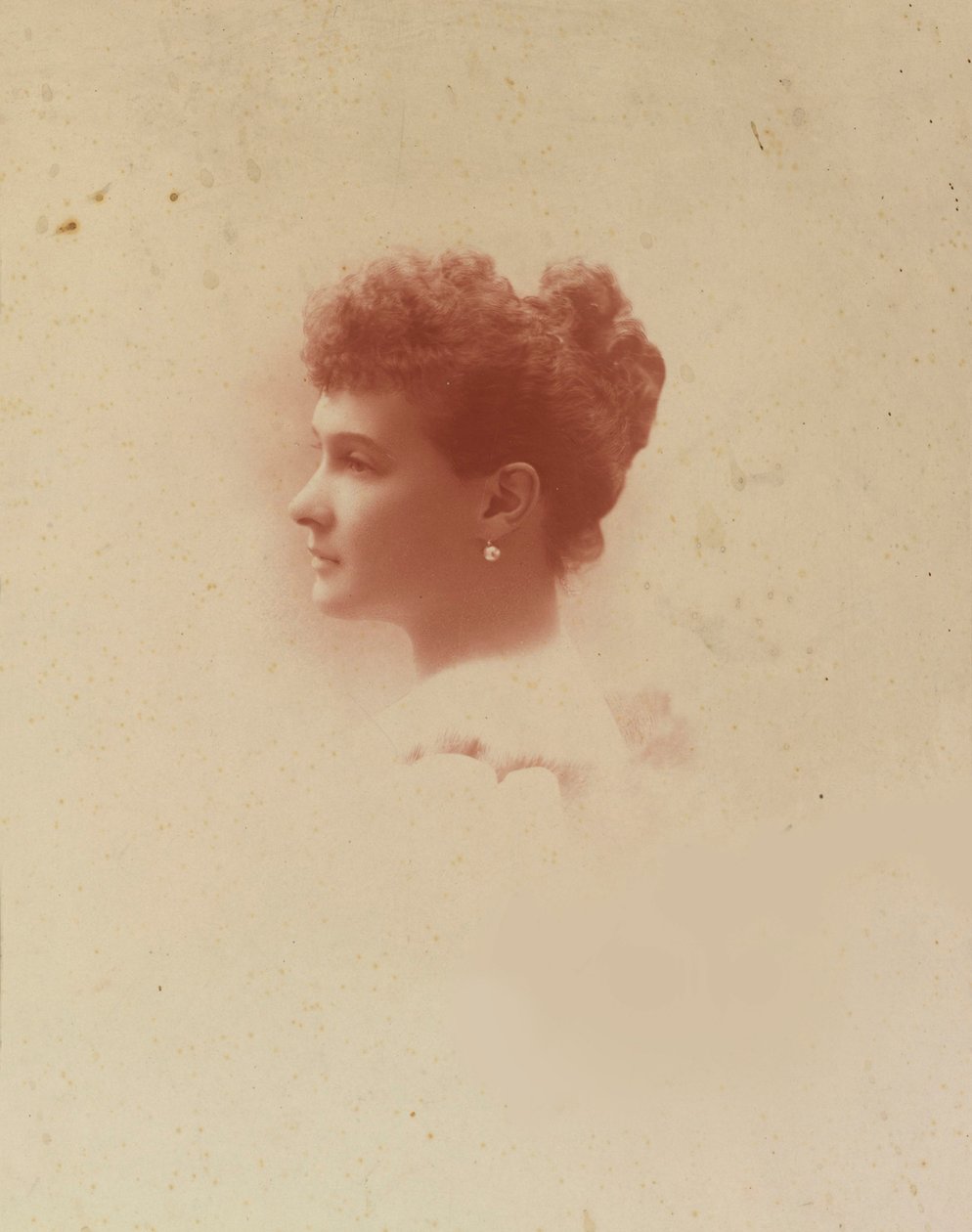 Marie Pavlovna de Russie - storhertuginne Maria Pavlovna av Russland (1854-1920), anonym . Sølv gelatinfotografering av Russian Photographer