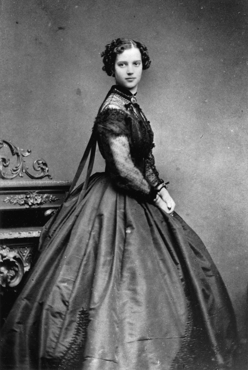Portrett av prinsesse Dagmar av Danmark, Maria Fyodorovna av Russland av Russian Photographer