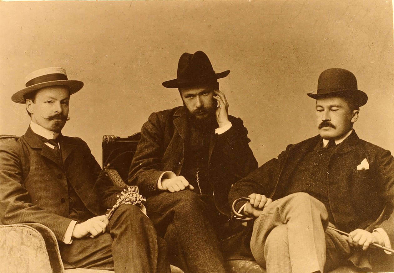 Poetene Konstantin Dmitrijevitsj Balmont (Konstantin Dmitrievitsj Balmont) av Russian Photographer