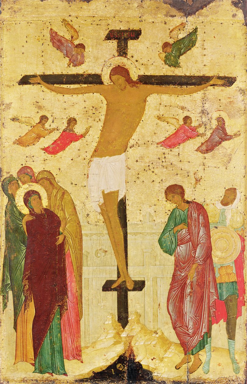Korsfestelse, 1500 av Russian School