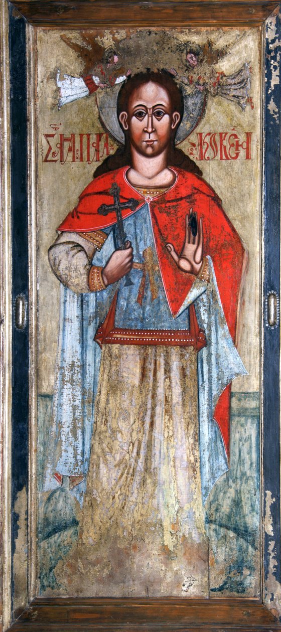 Saint Paraskeva Pyatnitsa, 17t centura. av Russian icon.