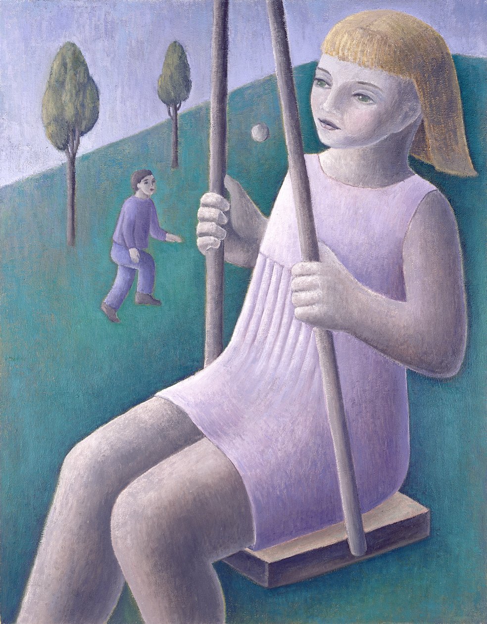 Girl on Swing, 1996 av Ruth Addinall