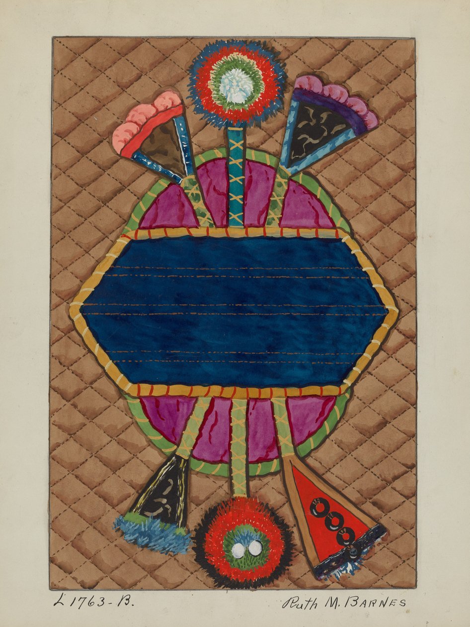 Coverlet Applique Quilt, ca. 1936. av Ruth M Barnes