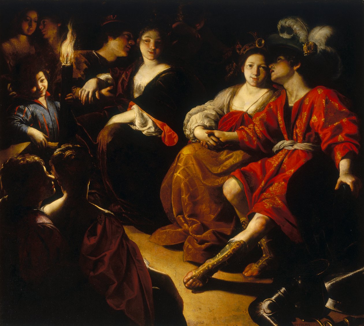 Ruggero og Aleina, malt av Rutilio Manetti av Rutilio Manetti