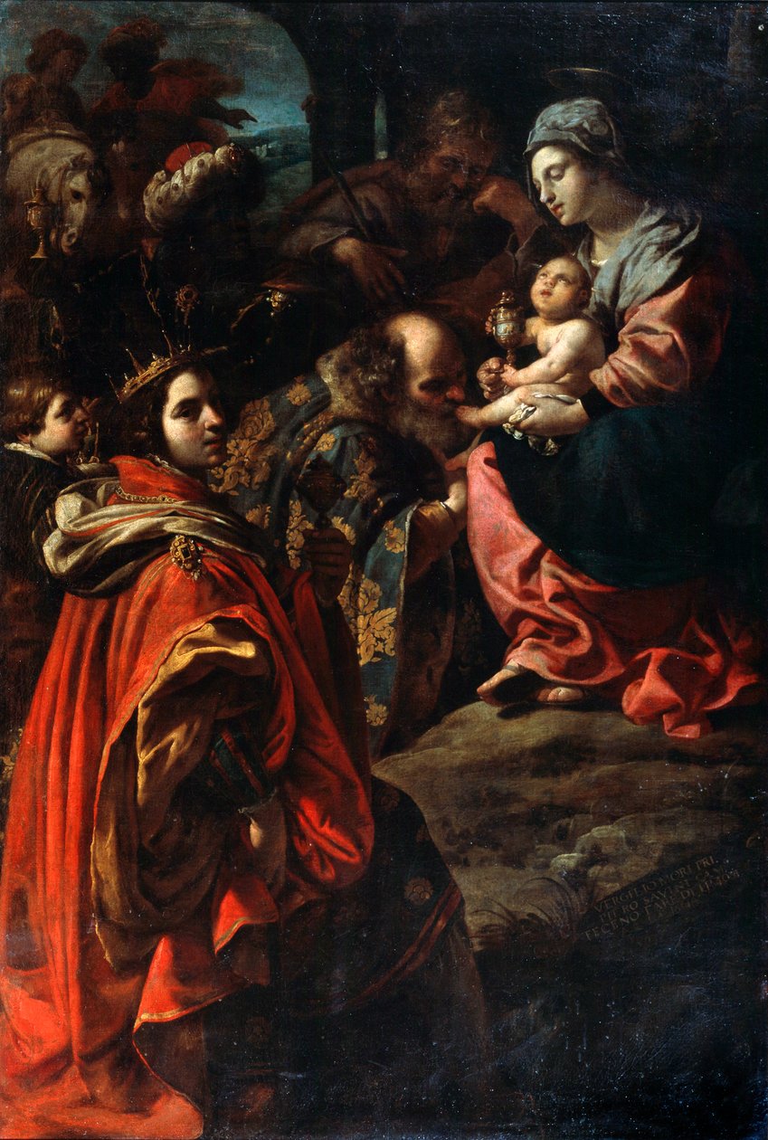 The Adoration of the Magi, slutten av 1500- eller 1600-tallet av Rutilio di Lorenzo Manetti