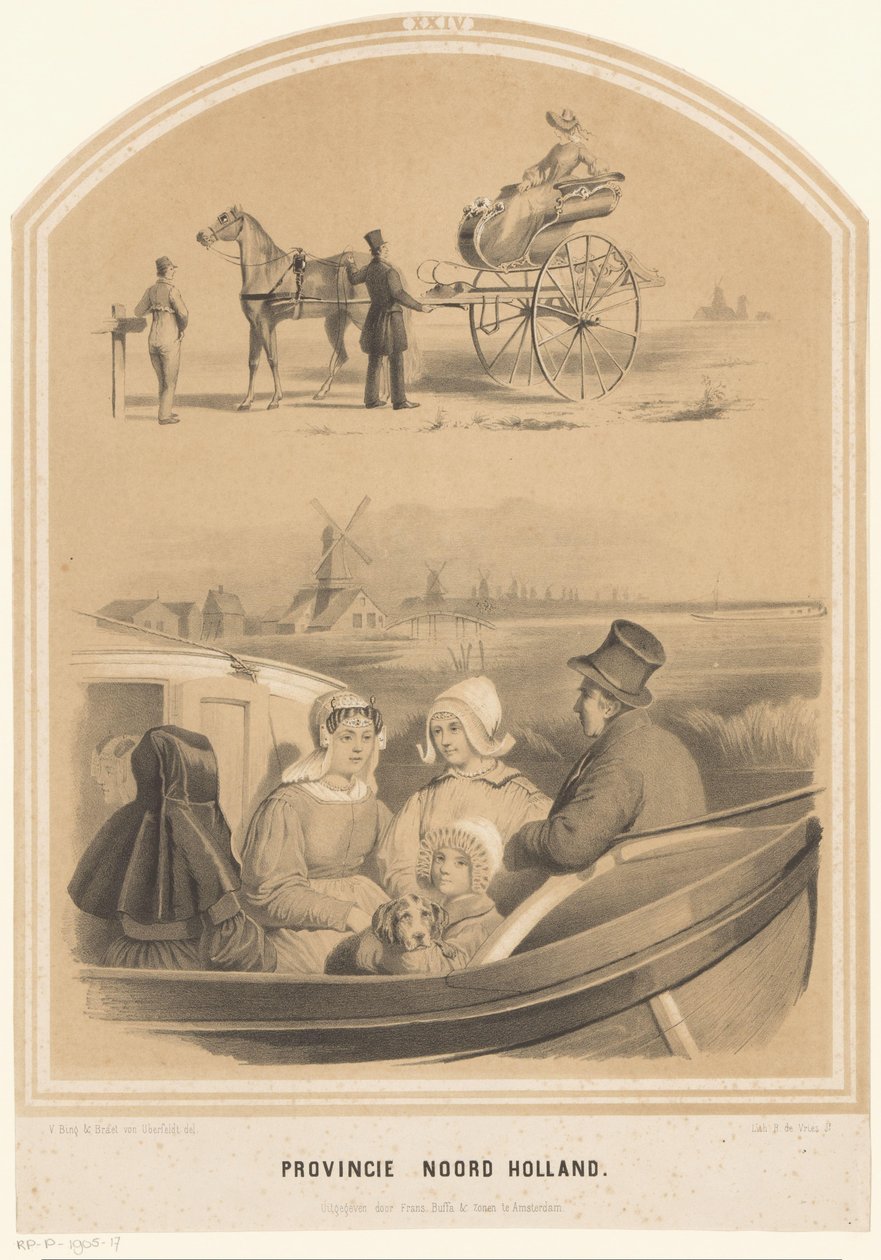Tradisjonell drakt fra Nord-Holland Provinsen Nord-Holland (tittel på objekt) Nederlandske klær (serietittel) av Ruurt de Vries