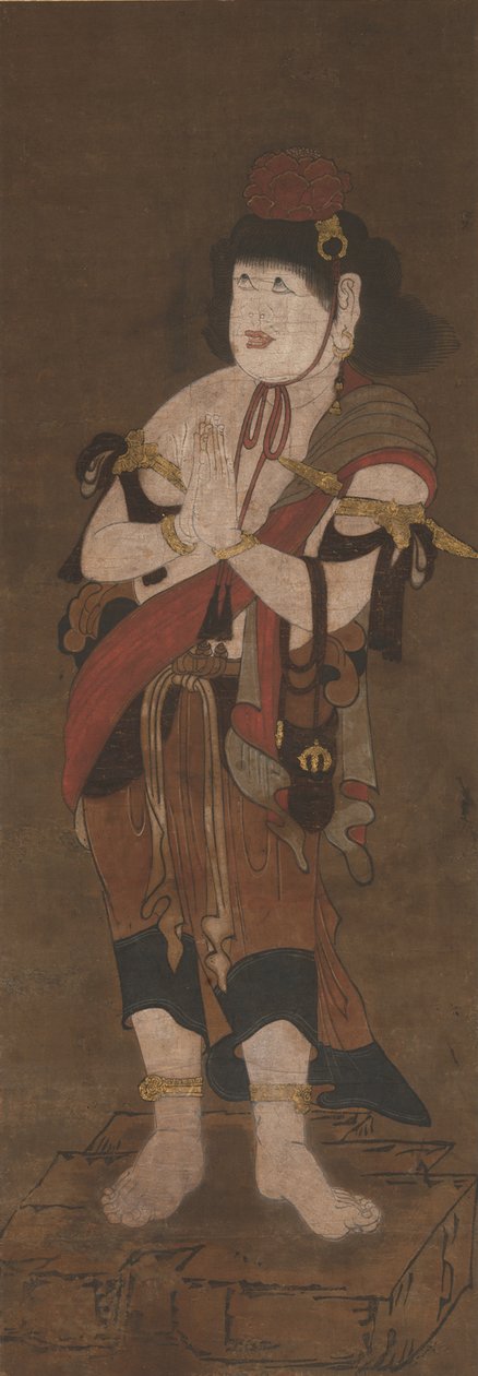 Attendant av Fudo Myoo, 1300-tallet av Ryushu Shutaku