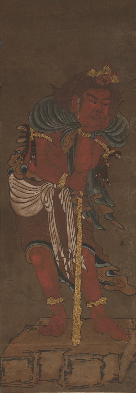 Attendant av Fudo Myoo, 1300-tallet av Ryushu Shutaku