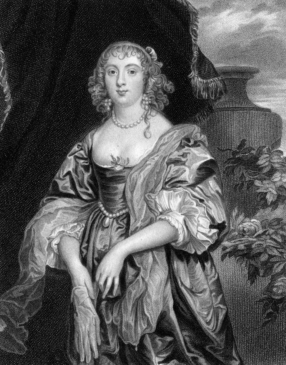 Anne Carre, grevinne av Bedford, 1824. av S. Freeman