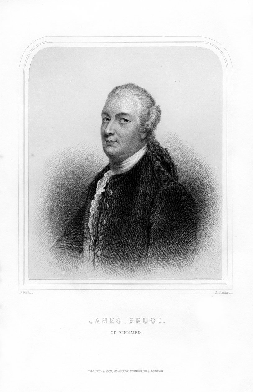 James Bruce , skotsk reisende og reiseskribent, 1870. av S. Freeman