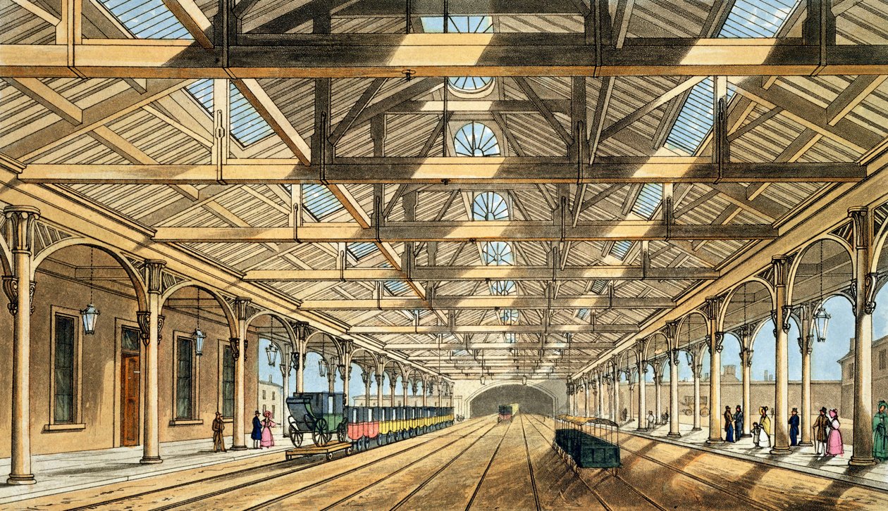New Station, Lime Street, inngang til tunnelen og bestillingskontorer, fra 