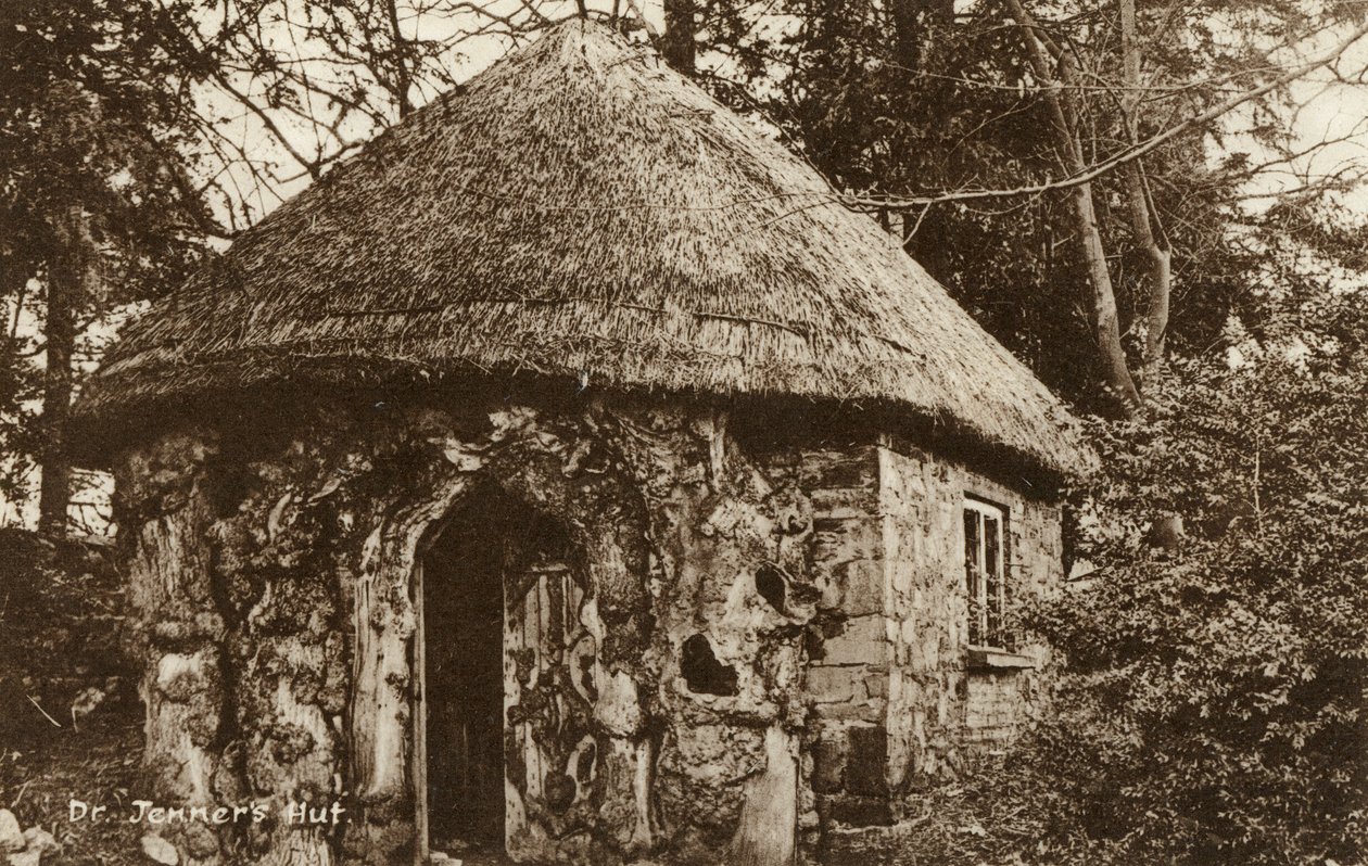 Edward Jenners stråtakhytte, Berkeley, Gloucestershire, 1900-tallet. av S Pead