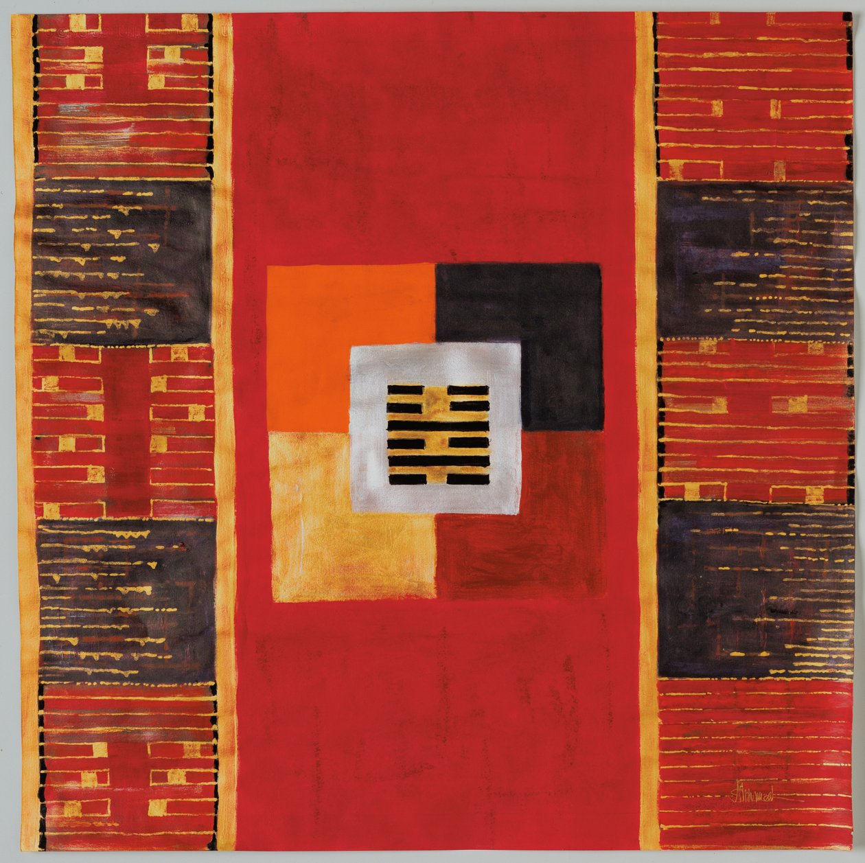 Chen, 2005 (gouache, akryl og pennearbeid) av Sabira Manek