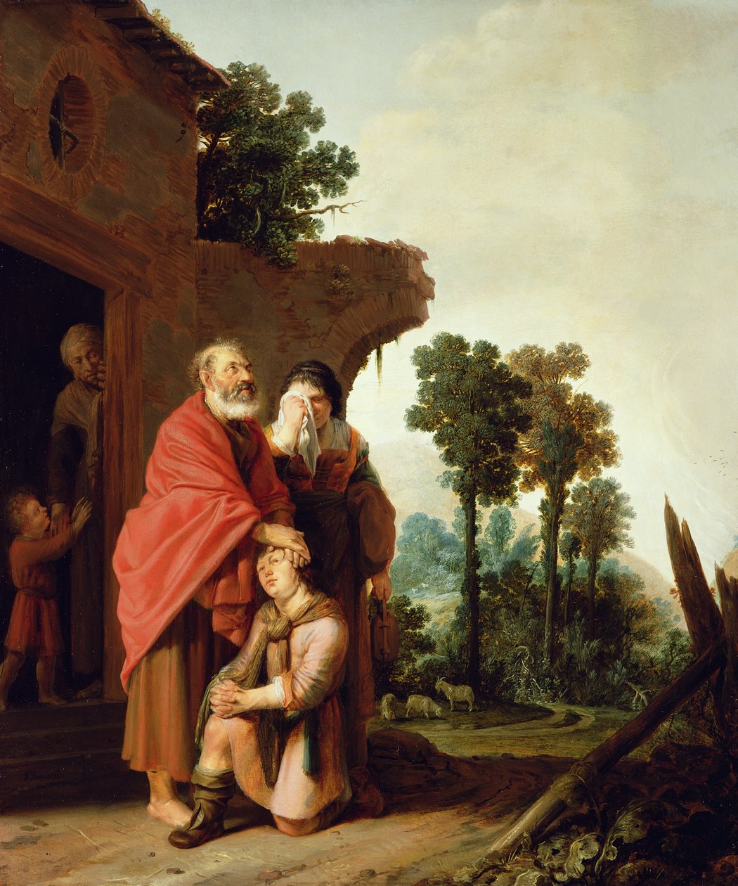 Den fortapte sønn, 1600-tallet av Salomon de Bray