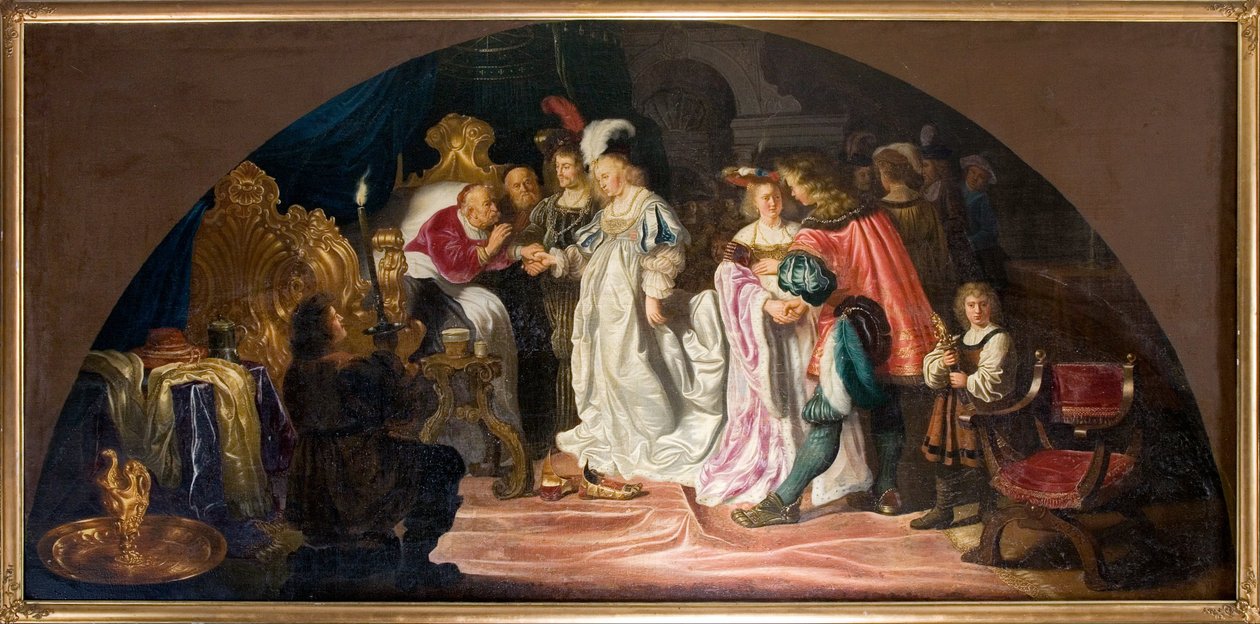 The Royal Double Bethrothals eller Nuptials fra 1502 av Salomon Koninck