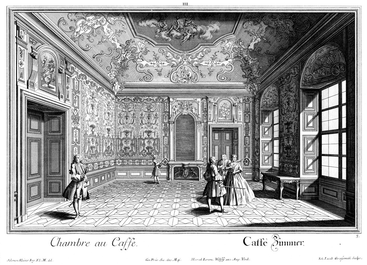 kafferom av Salomon Kleiner
