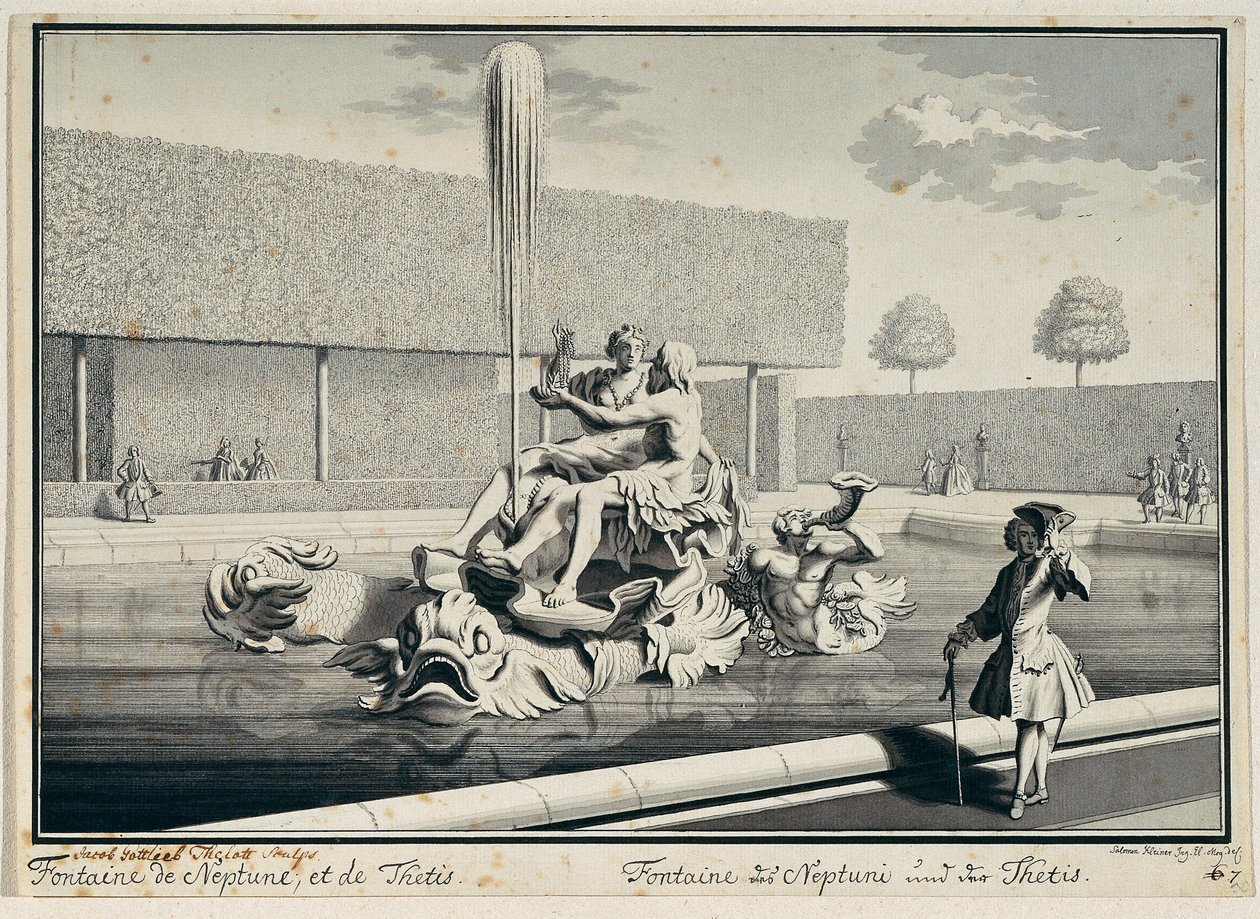 Neptun og Thetis av Salomon Kleiner