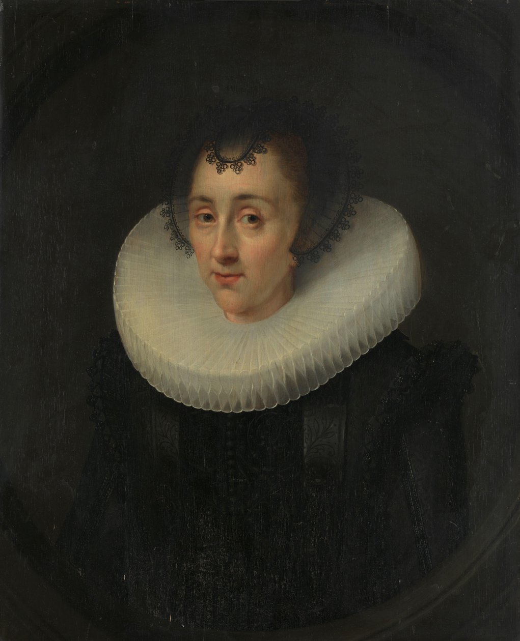Portrett av Hortensia del Prado (?-1627) av Salomon Mesdach (attributed to)