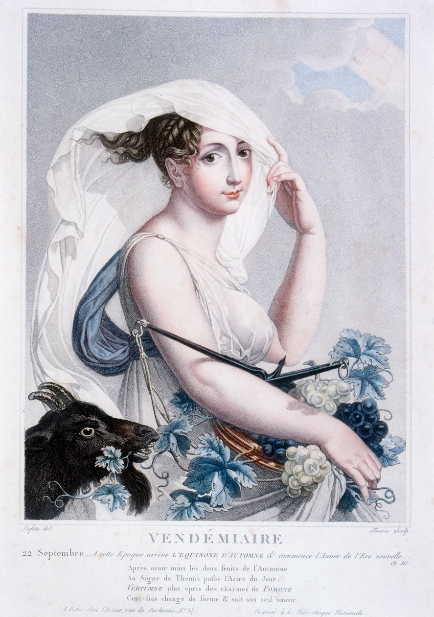 Allegori av Vendemiaire av Salvadore Tresca