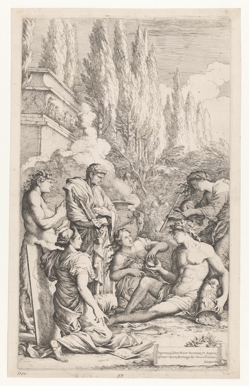 Geni av Salvator Rosa av Salvator Rosa