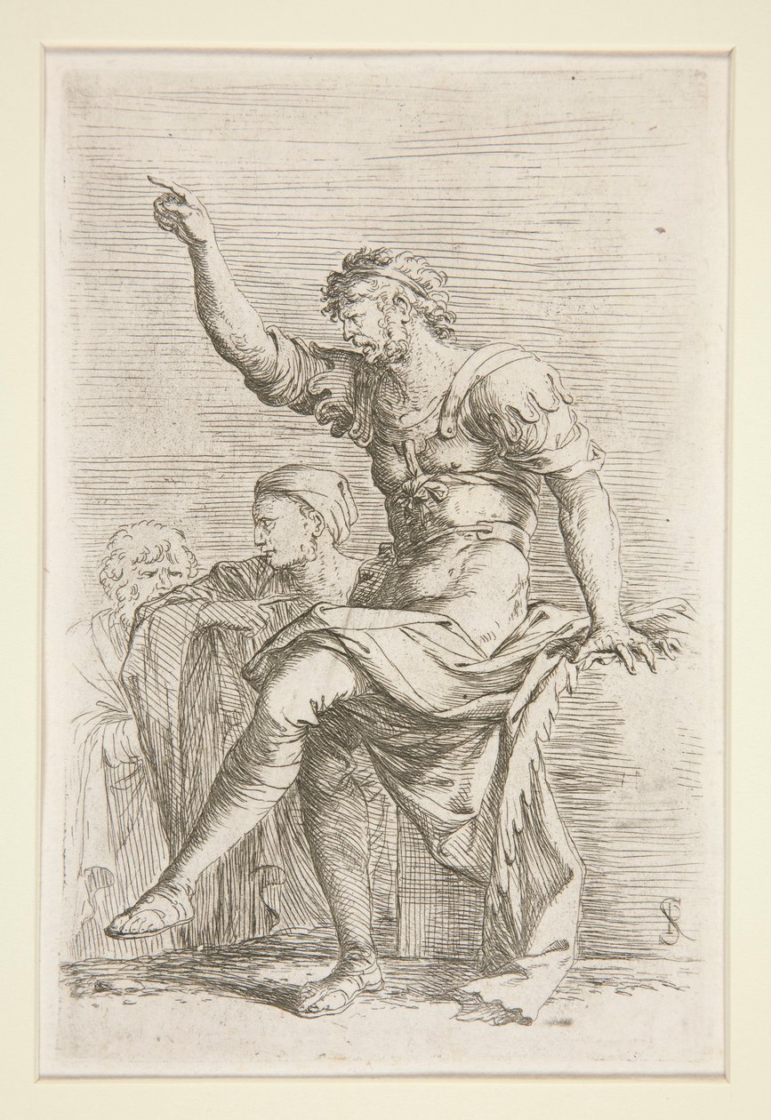 Diverse figurer (suite) av Salvator Rosa