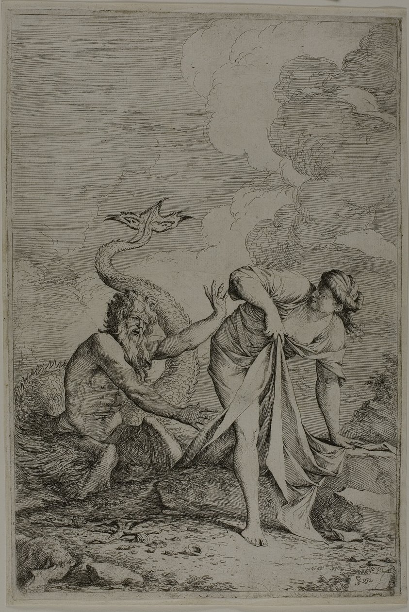 Glaucus og Scylla av Salvator Rosa