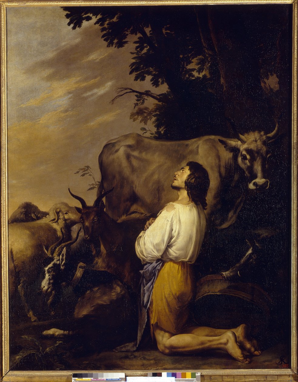 Lignelsen om den fortapte sønn (The Parable Of Prodigal Son). Maleri av Salvatore Rosa (1615-1673), olje på lerret, ca 1640-1650. italiensk kunst av Salvator Rosa