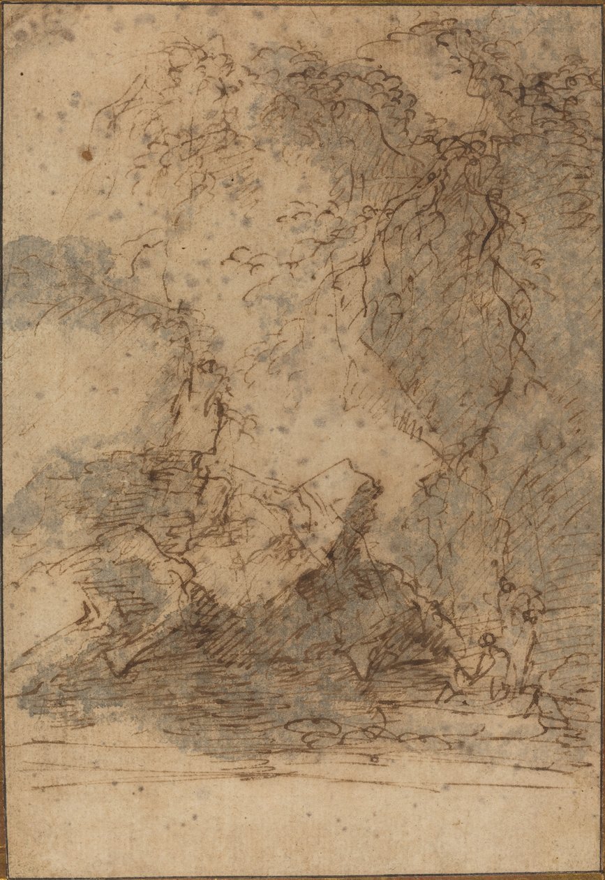 Landskap av Salvator Rosa