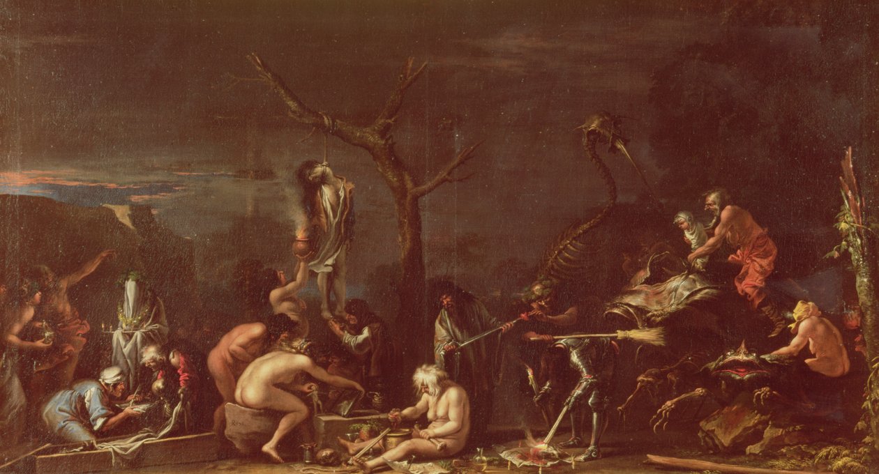 Scene of Witches (oil on canvas)   1425169   no       norwegian Successfully Translated  Original: Pair of Brown Birds with Blossoms, Berries, and a Butterfly Translat: Pair of Brown Birds with Blossoms, Berries, and a Butterfly 1246767 no norwegian Succes av Salvator Rosa