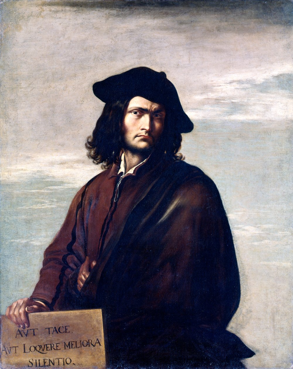 Selvportrett av Salvatore Rosa av Salvator Rosa