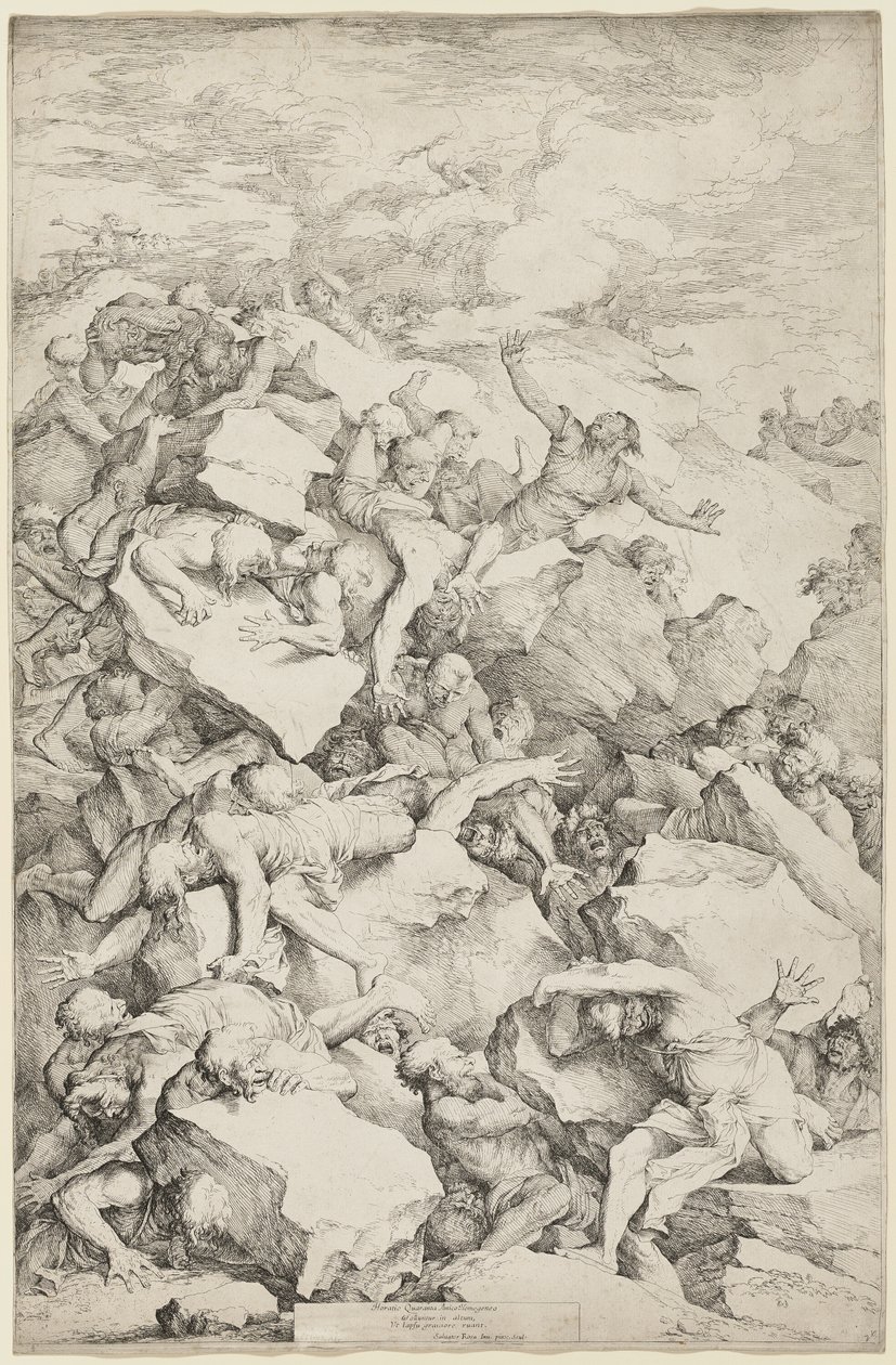 Kjempenes fall av Salvator Rosa