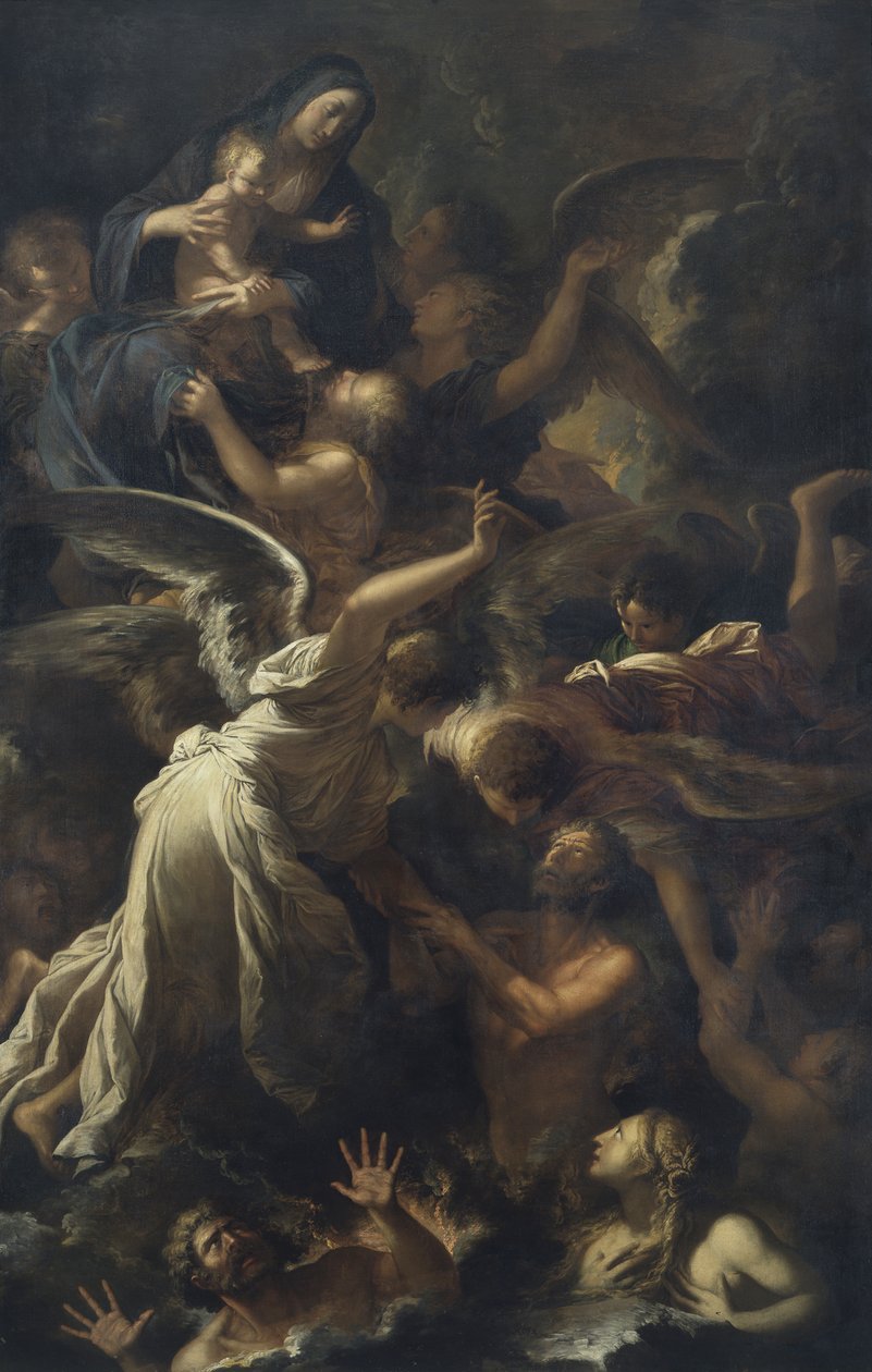 Madonna del Suffragio av Salvator Rosa