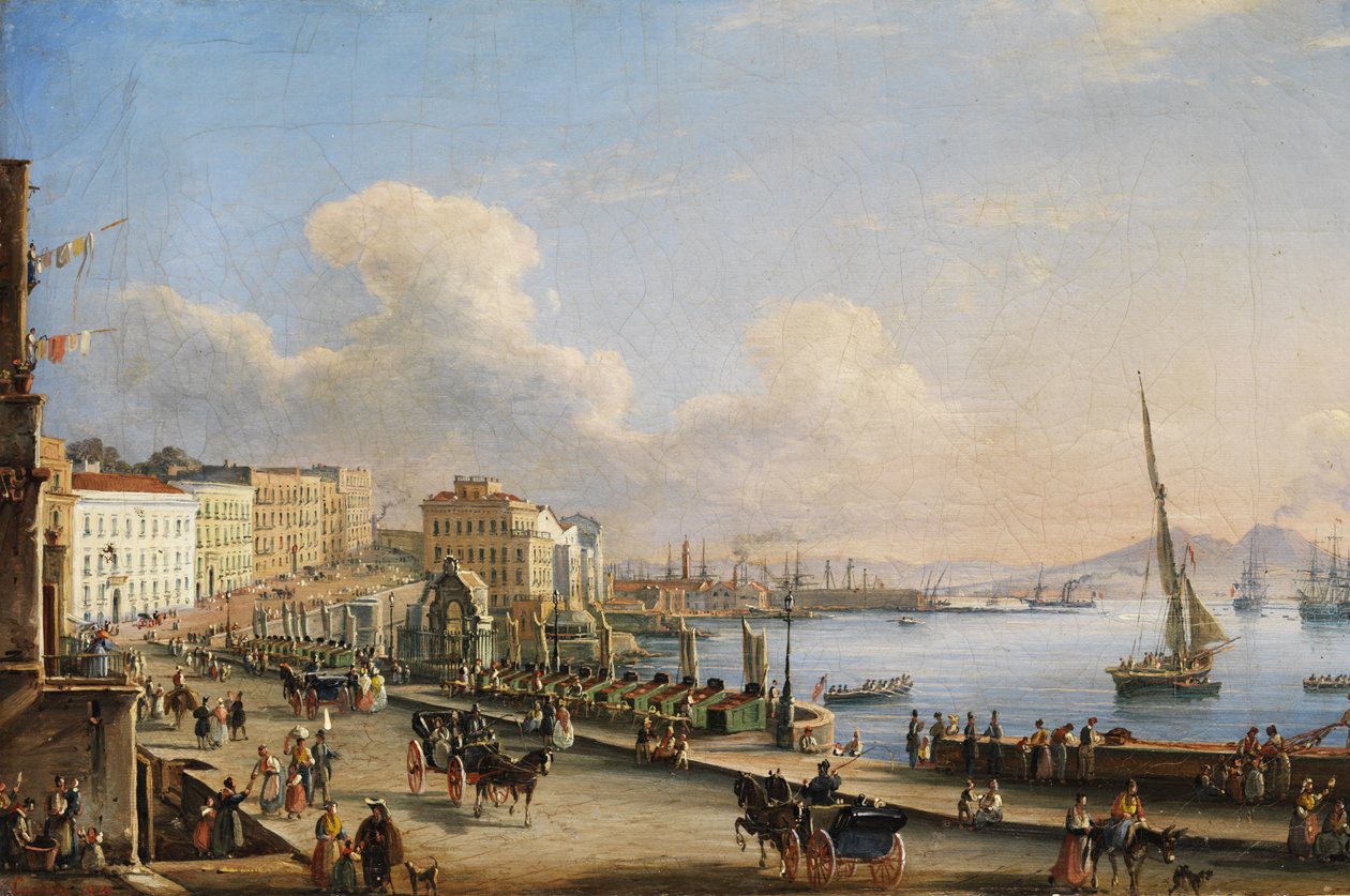 Napoli fra Santa Lucia av Salvatore Candido