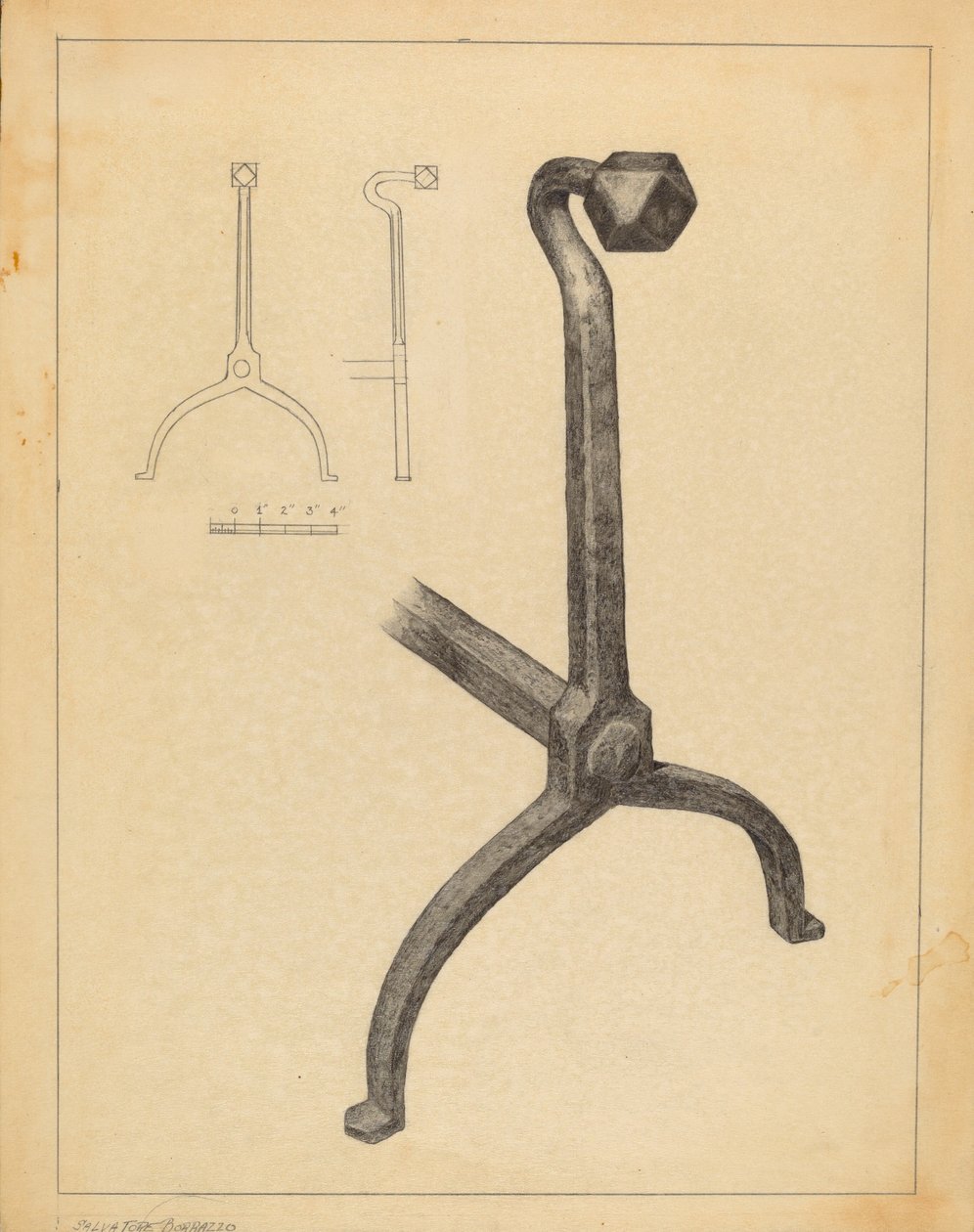 andiron av Salvatore Borrazzo