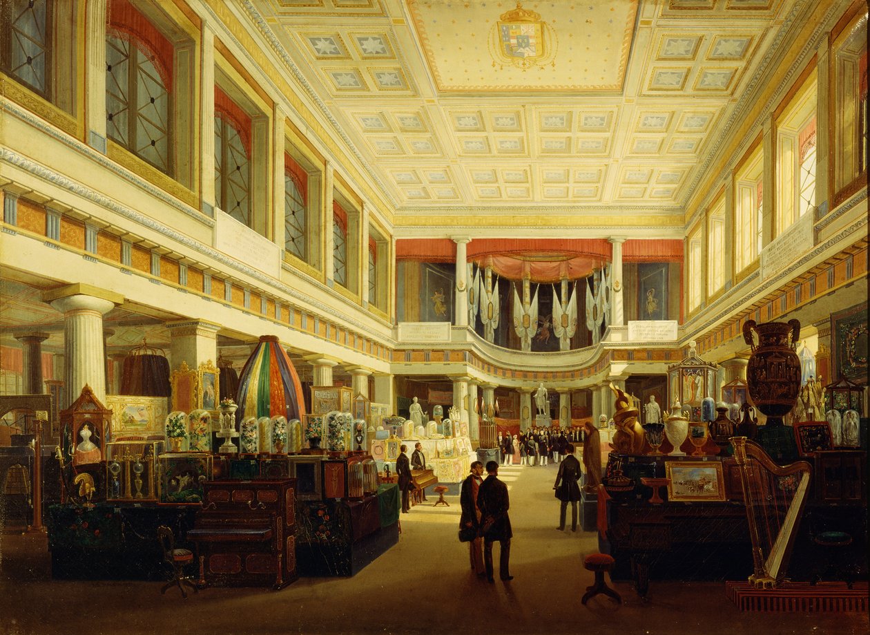 Første industriutstilling i Napoli i Sala Tarsia i 1854, Salvatore Fergola av Salvatore Fergola