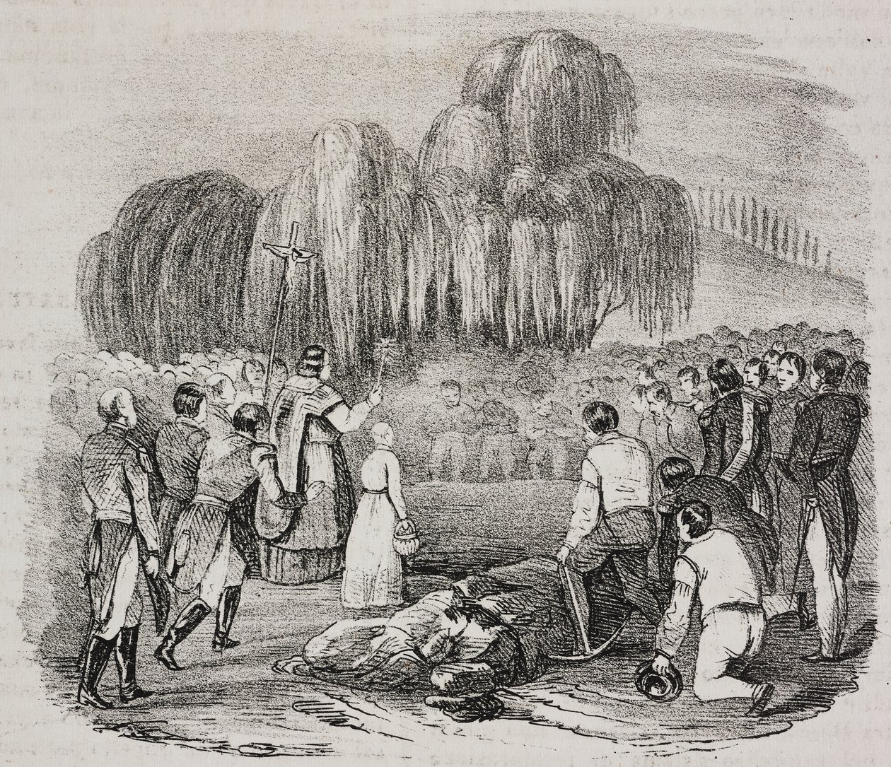 Napoleon Bonapartes begravelse på St Helena-øya, 9. mai av Salvatore Puglia