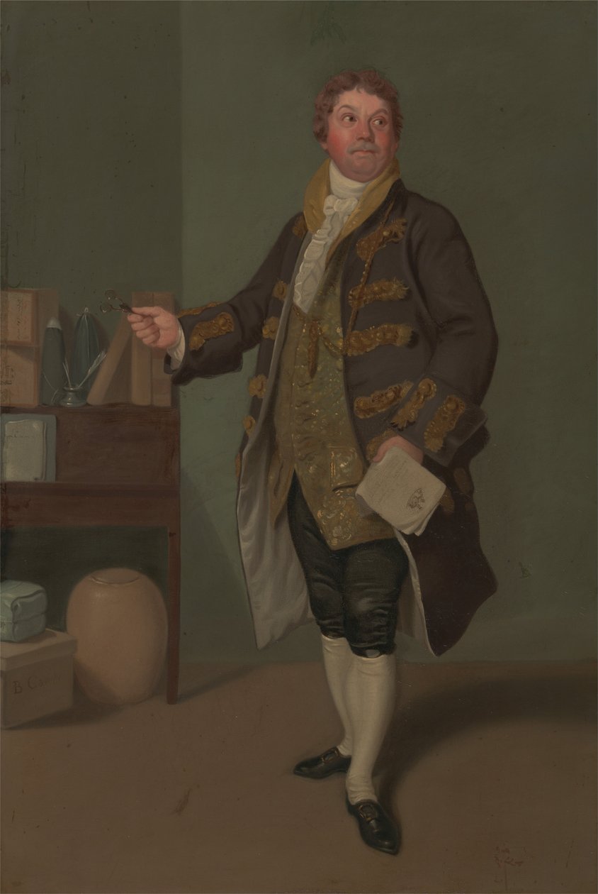 John Quick som Tony Allspice av Samuel de Wilde
