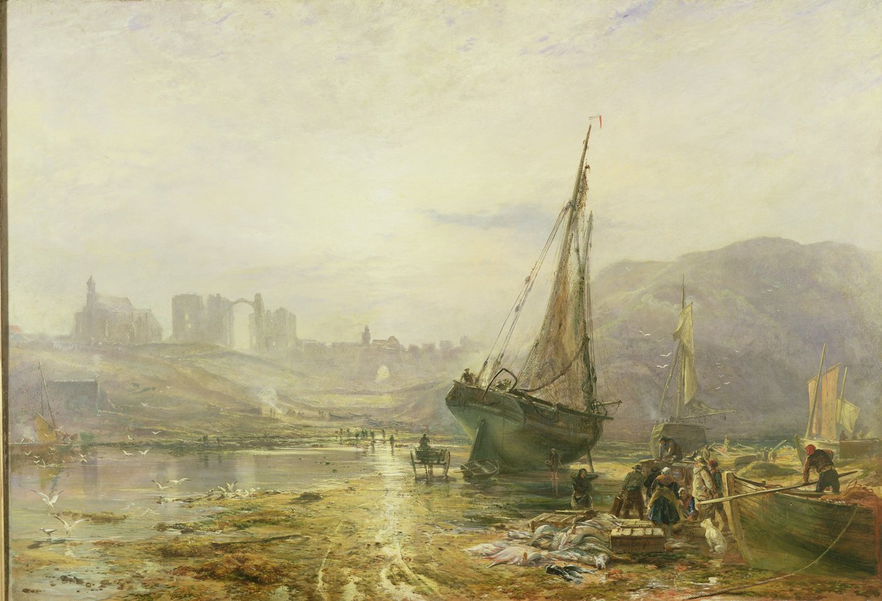 Holy Island: Lindisfarne av Samuel Bough