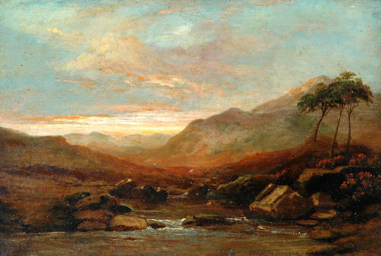 Landskap, 1822 av Samuel Bough