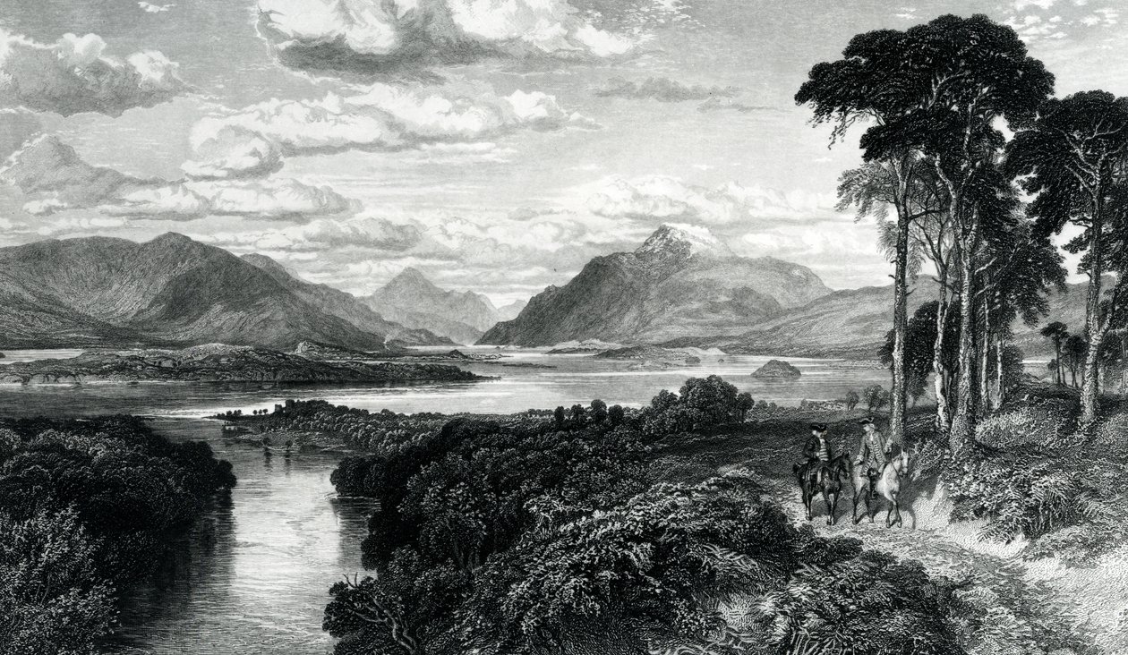 Loch Lomond, gravert av Thomas Brown, fra 