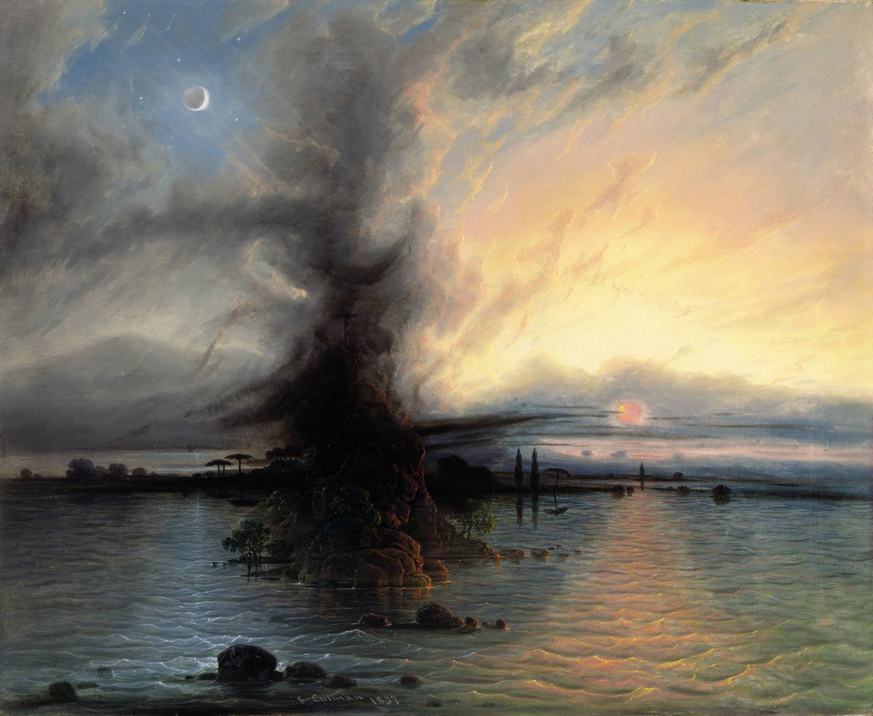 Frelsens klippe, 1837 av Samuel Colman