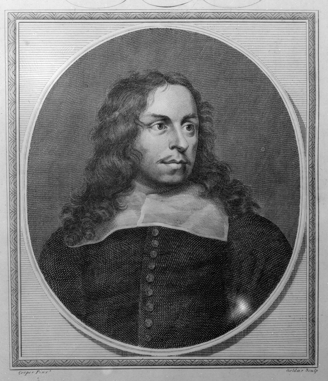 John Thurloe, gravert av John Goldar, 1784 av Samuel Cooper