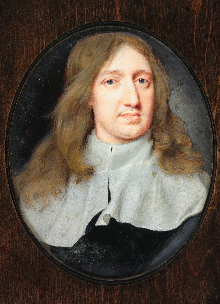 Sir Thomas Tomkyns, 1661 (wc på vellum) av Samuel Cooper
