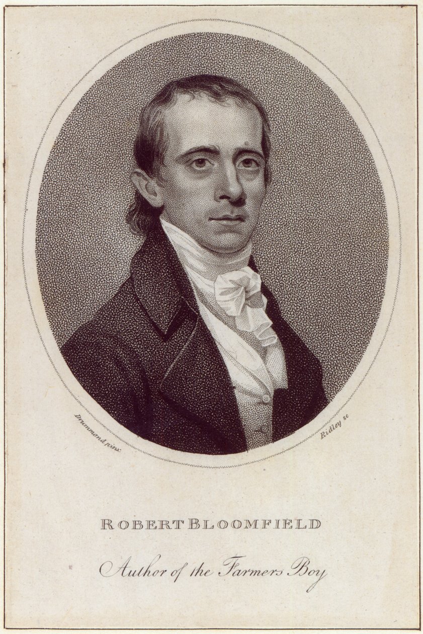 Robert Bloomfield, gravert av William Ridley, publisert i 